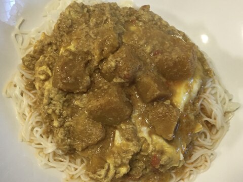 レッドカレー素麺